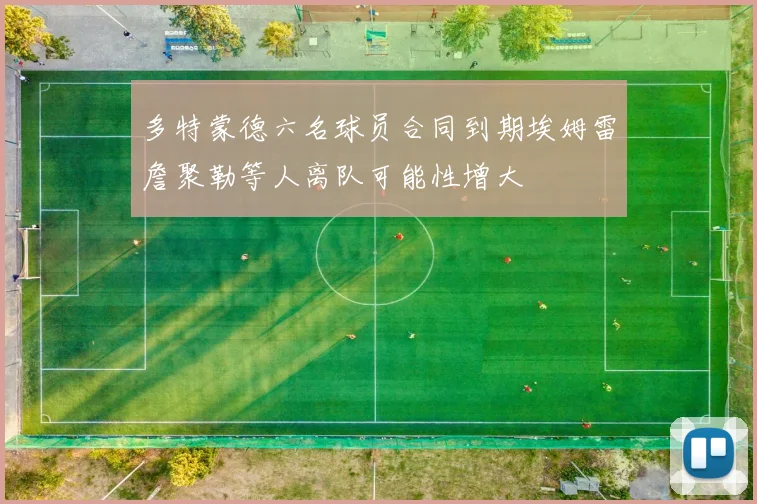 多特蒙德六名球员合同到期埃姆雷詹聚勒等人离队可能性增大